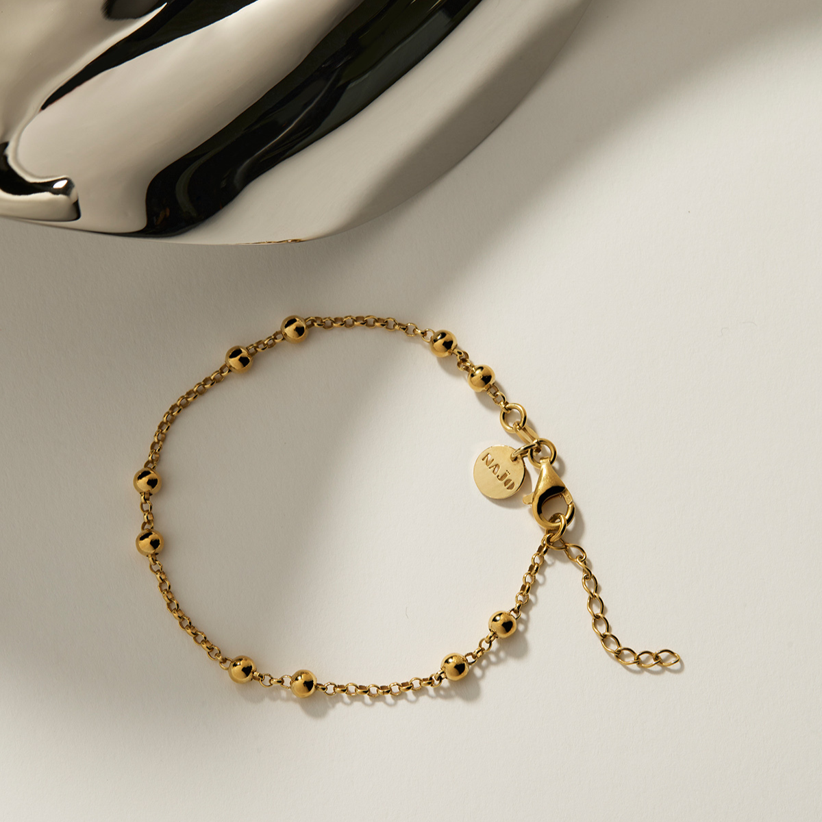 NAJO Mattina Single Gold Bracelet (19cm+ext)
