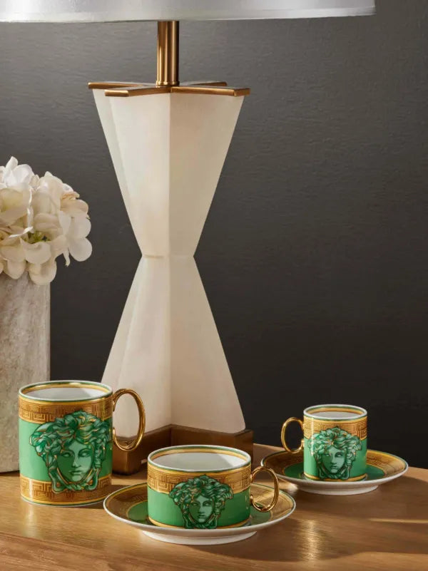 Versace Medusa Amplified Coin Mug with Handle - Green – view 4