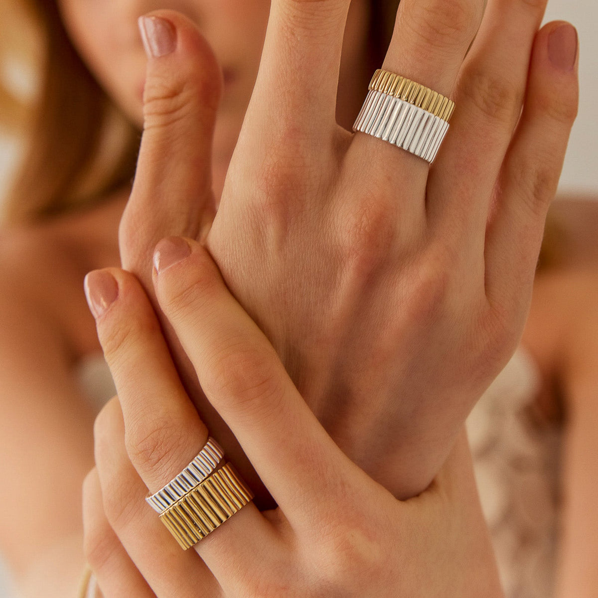 NAJO Raya Narrow Silver Ring