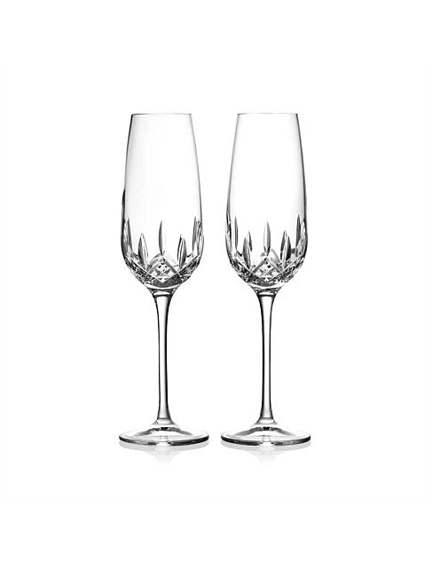 Waterford Lismore Essence Flute Pair