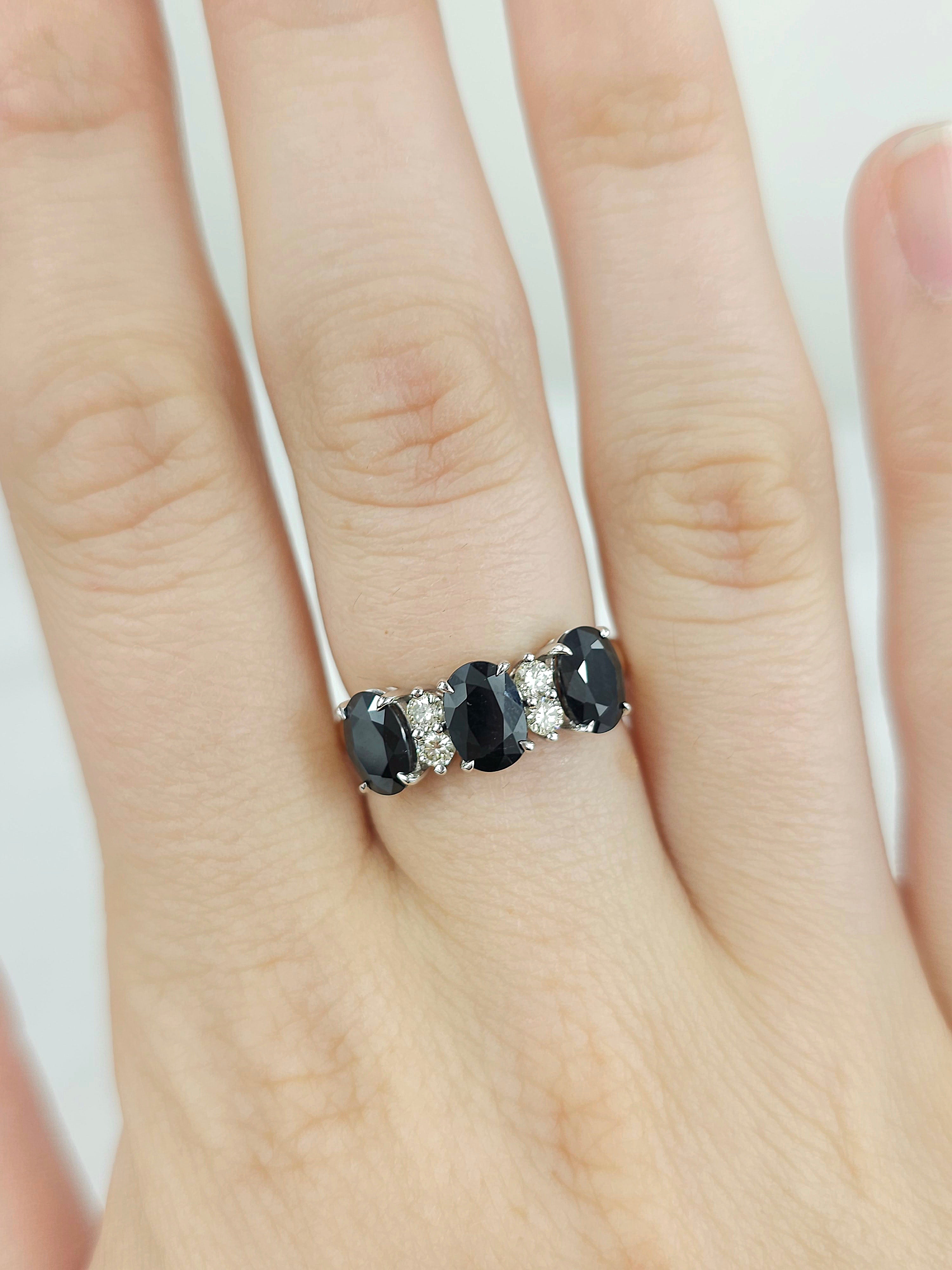 9ct Yellow and White Gold Sapphire and Diamond ring