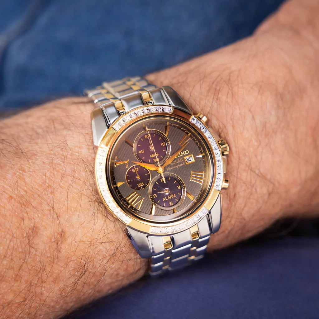 Seiko Le Grand Sport Diamond set Solar Watch, SSC312P-9