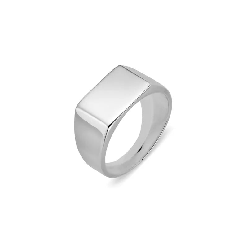 Sterling Silver Signet ring, size 12