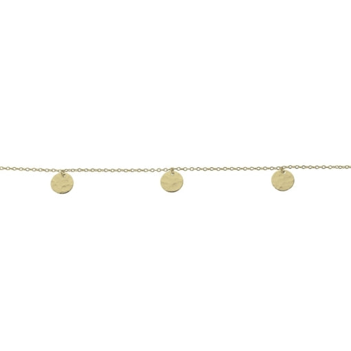 Sterling Silver Gold Plated Bracelet, 18cm