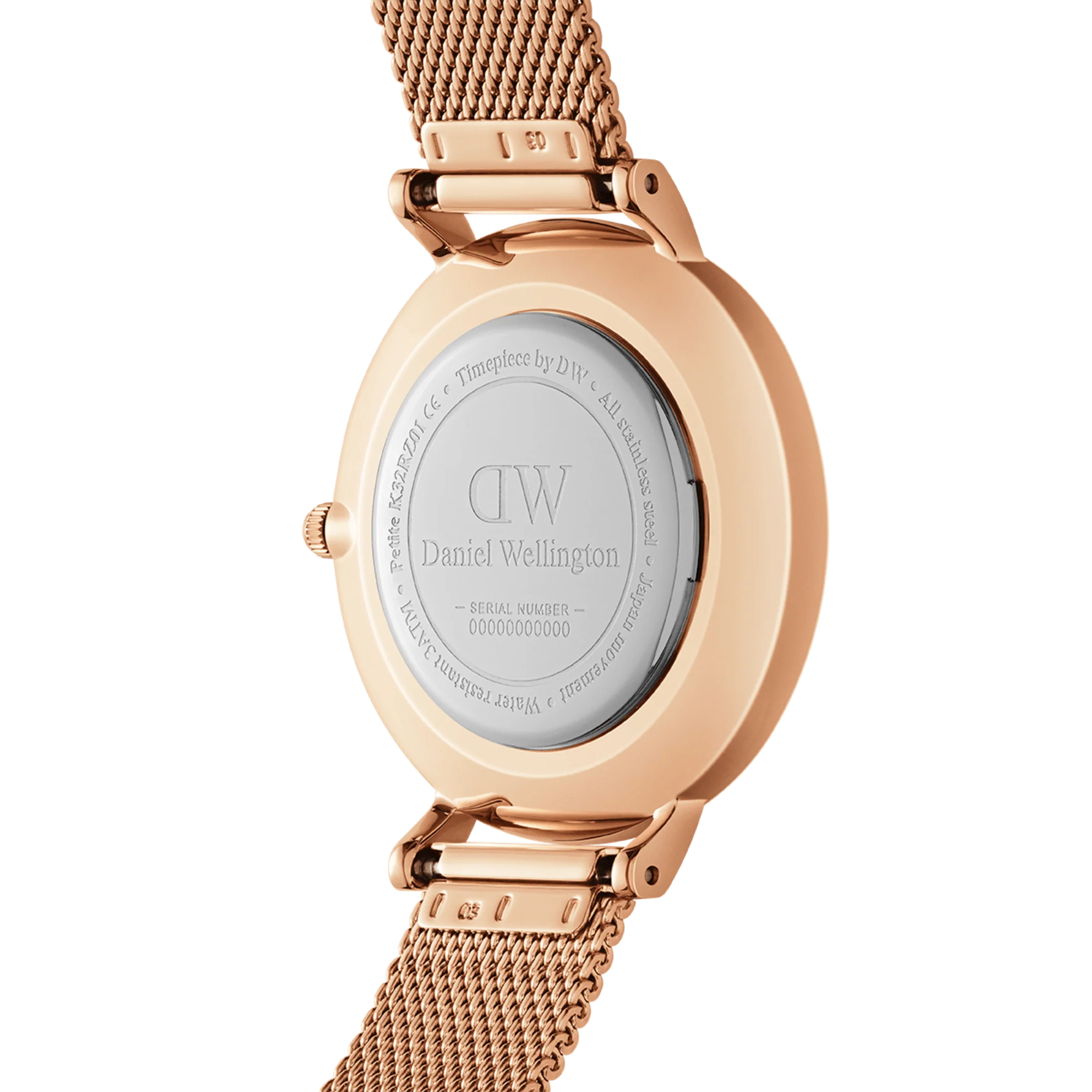Daniel Wellington Petite Melrose 36 Rose Gold and White Watch