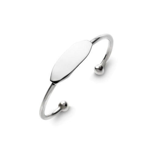 Sterling Silver ID Cuff Bangle