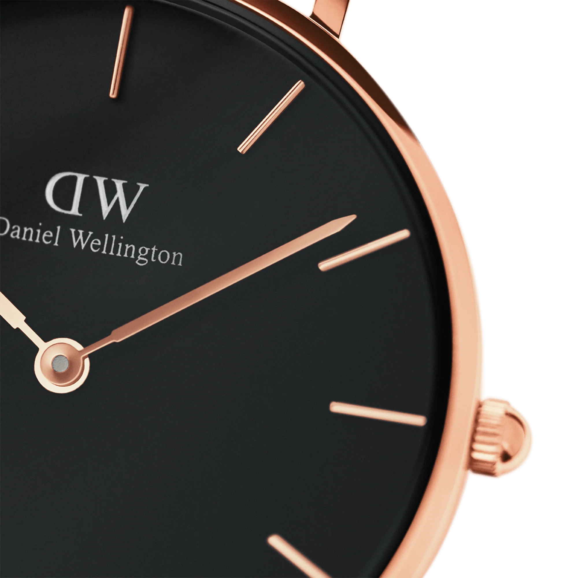 Daniel Wellington Petite Melrose 36 Rose Gold and Black