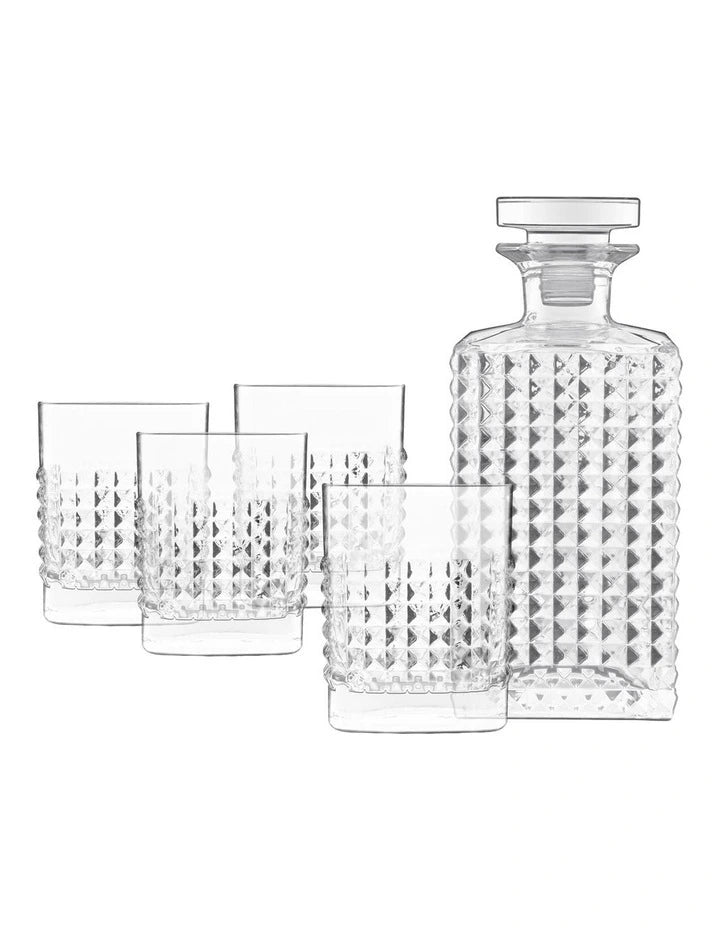 Luigi Bormioli Elixir Whisky set, 5 pieces
