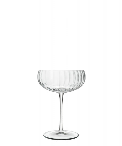 Luigi Bormioli Optica champagne coupe, 4 pack