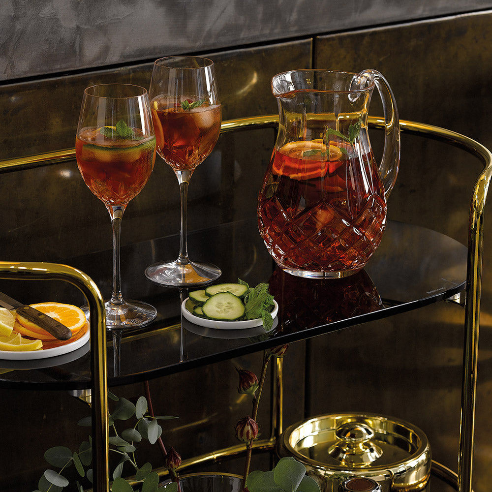Waterford Crystal Lismore Essence Goblet Pair