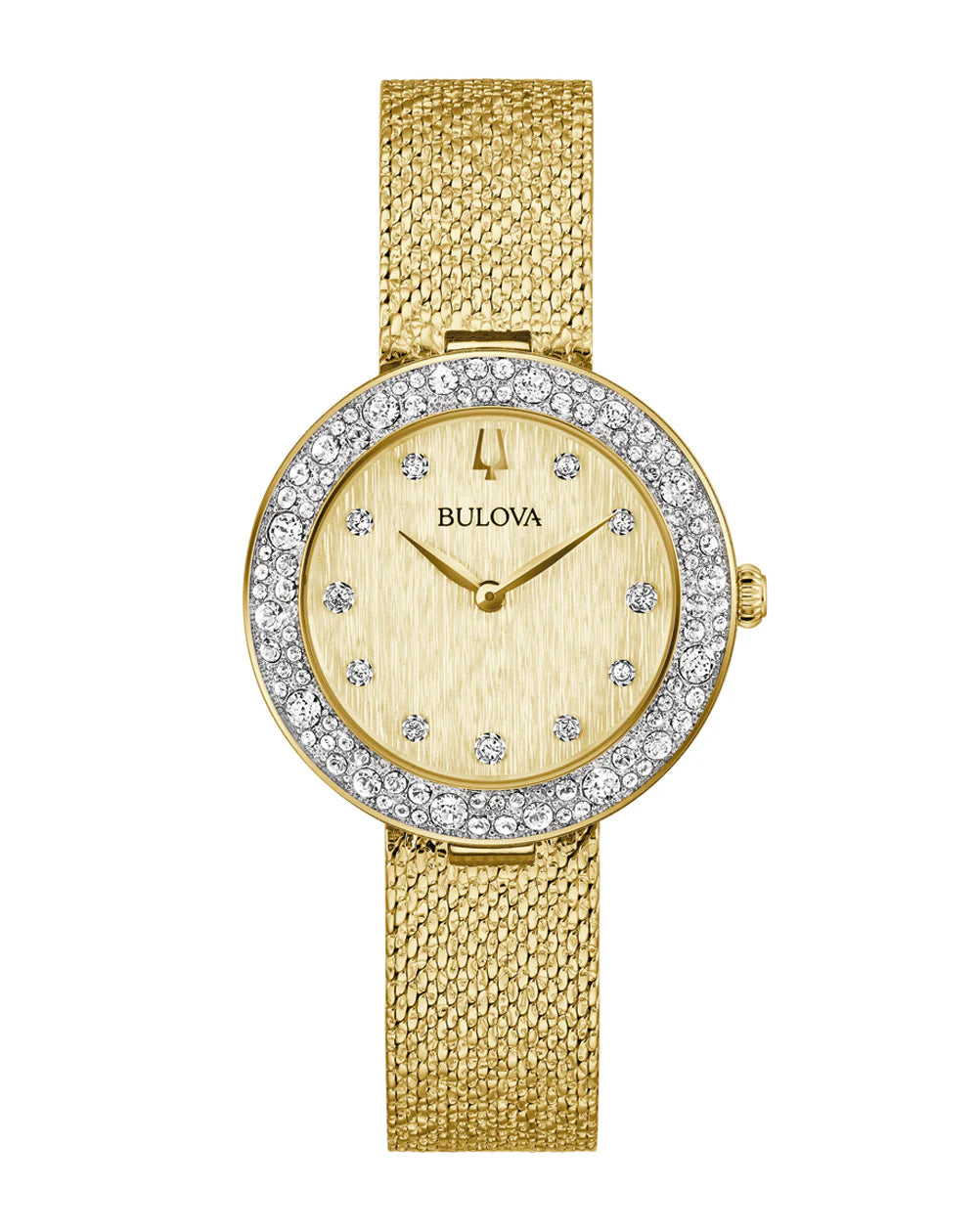 Bulova Classic Champagne Crystal Watch, 32mm