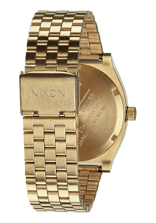 Nixon Time Teller Gold and Green Watch