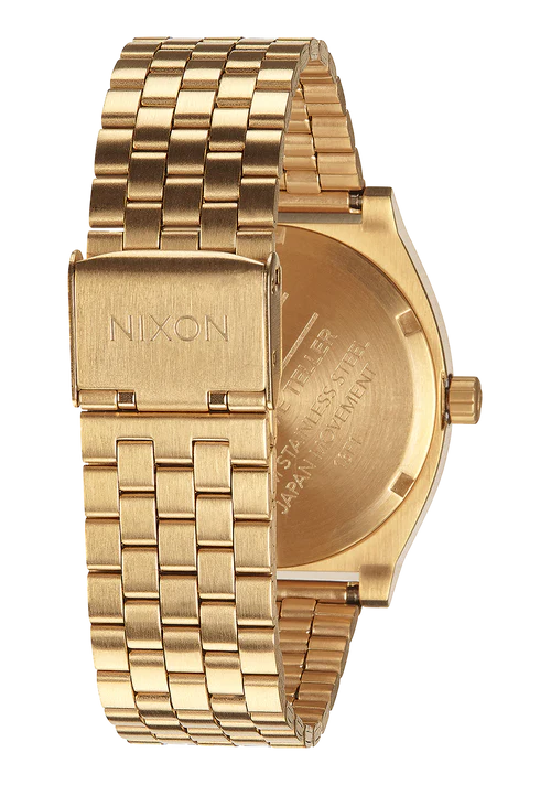 Nixon Time Teller Gold and Black Watch