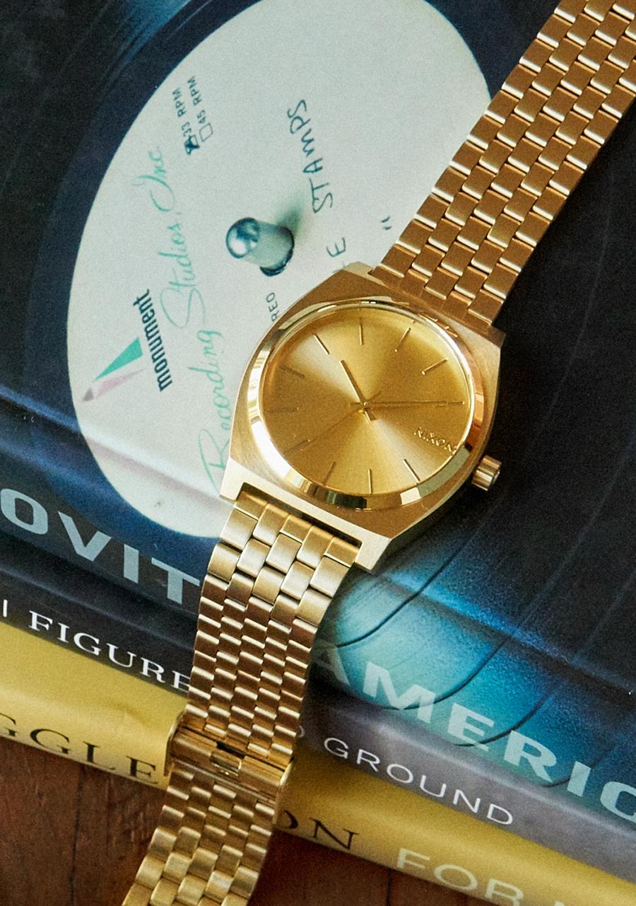 Nixon Time Teller Gold watch