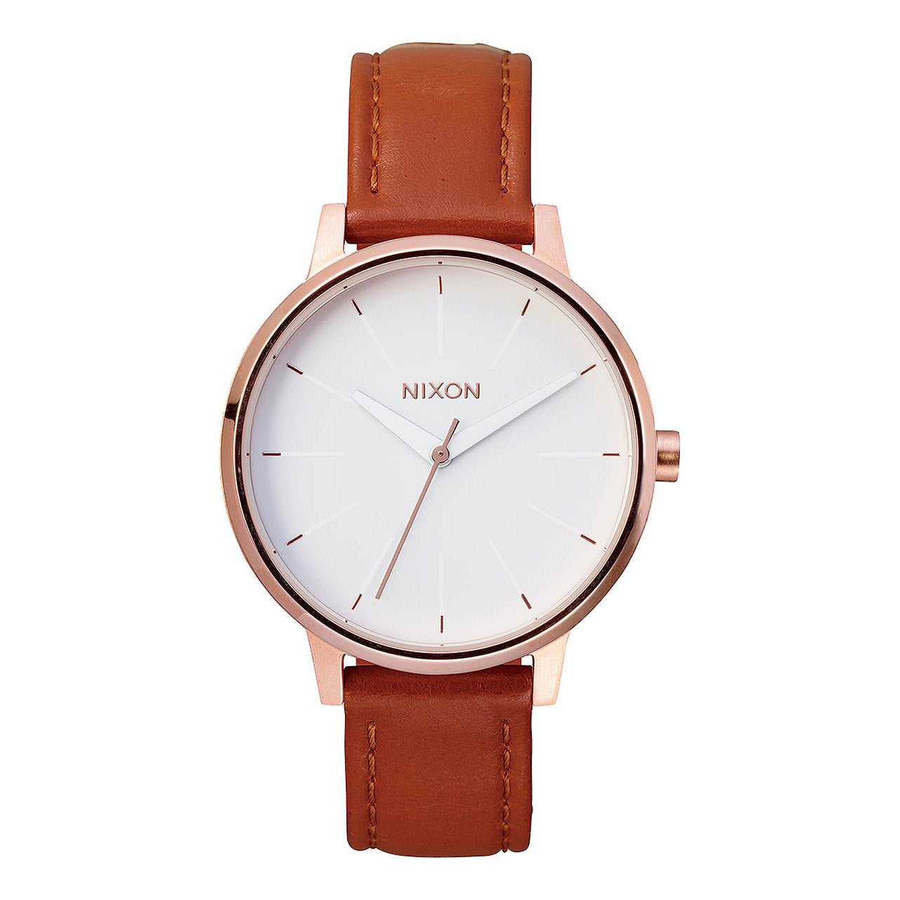 Nixon Kensington Leather Rose and White