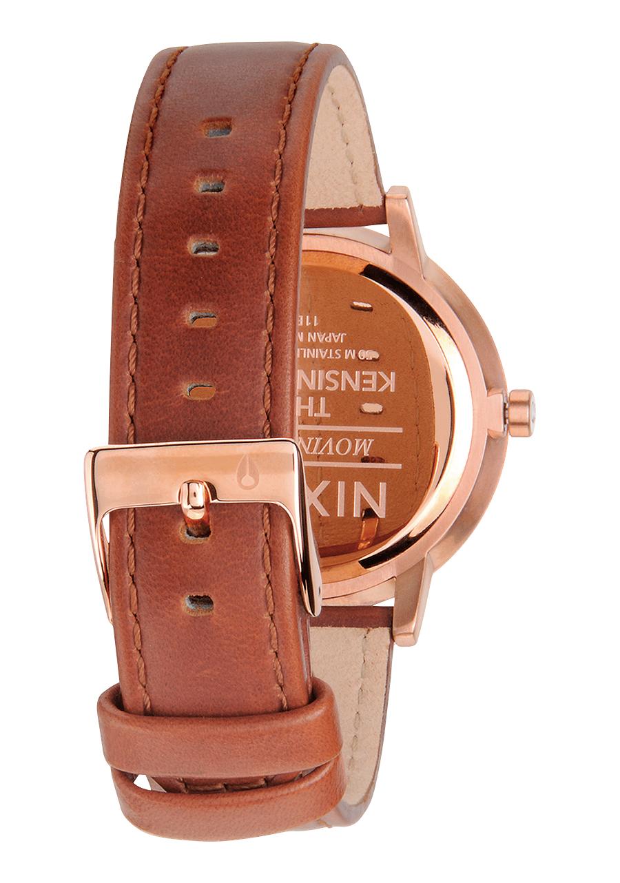 Nixon Kensington Leather Rose and White