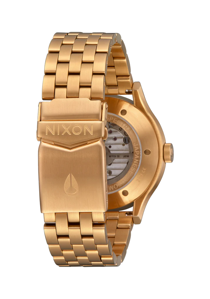 Nixon Spectra Black and Gold Watch