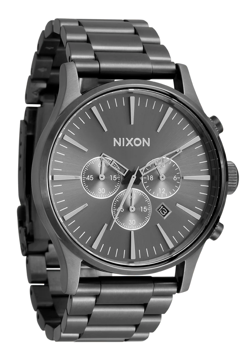 Nixon Sentry Chrono Gunmetal Watch