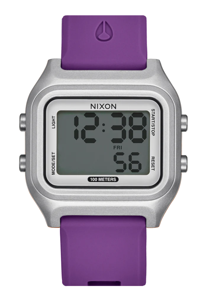 Nixion Ripper Silver and Purple Watch