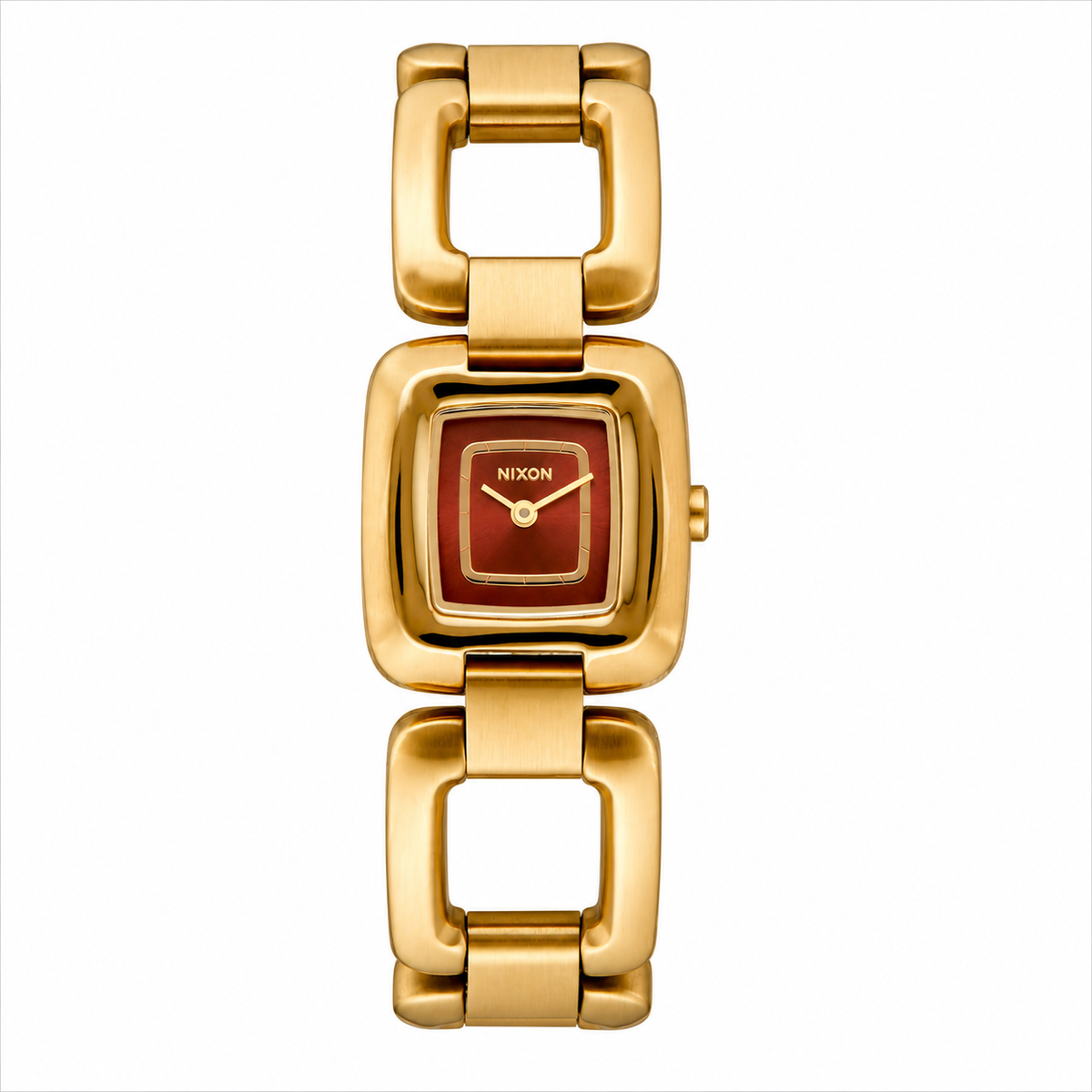 Nixon Sisi Gold and Cognac Watch