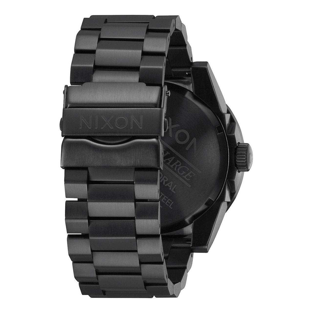 Nixon Corporal Matt and Polished Black watch