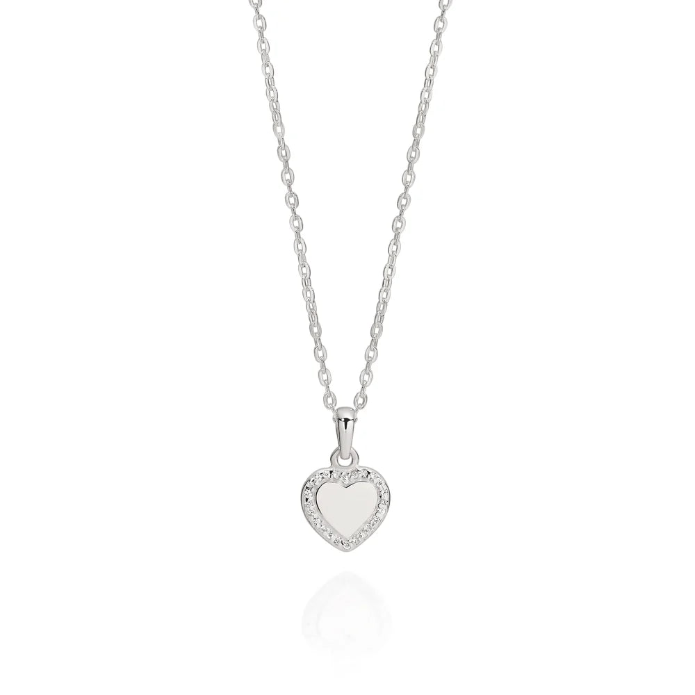 Sterling Silver Heart Necklet