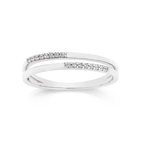 Sterling Silver Cubic Zirconia Ring