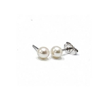 Sterling Silver Freshwater Pearl Stud Earrings