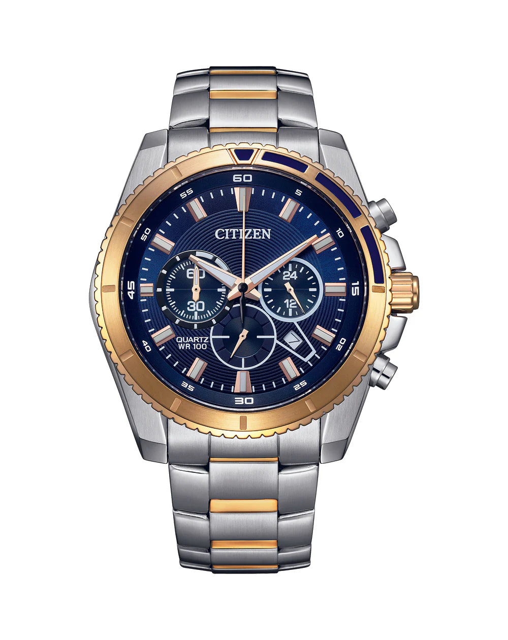 Citizen Dress Blue Dial Watch, 44mm