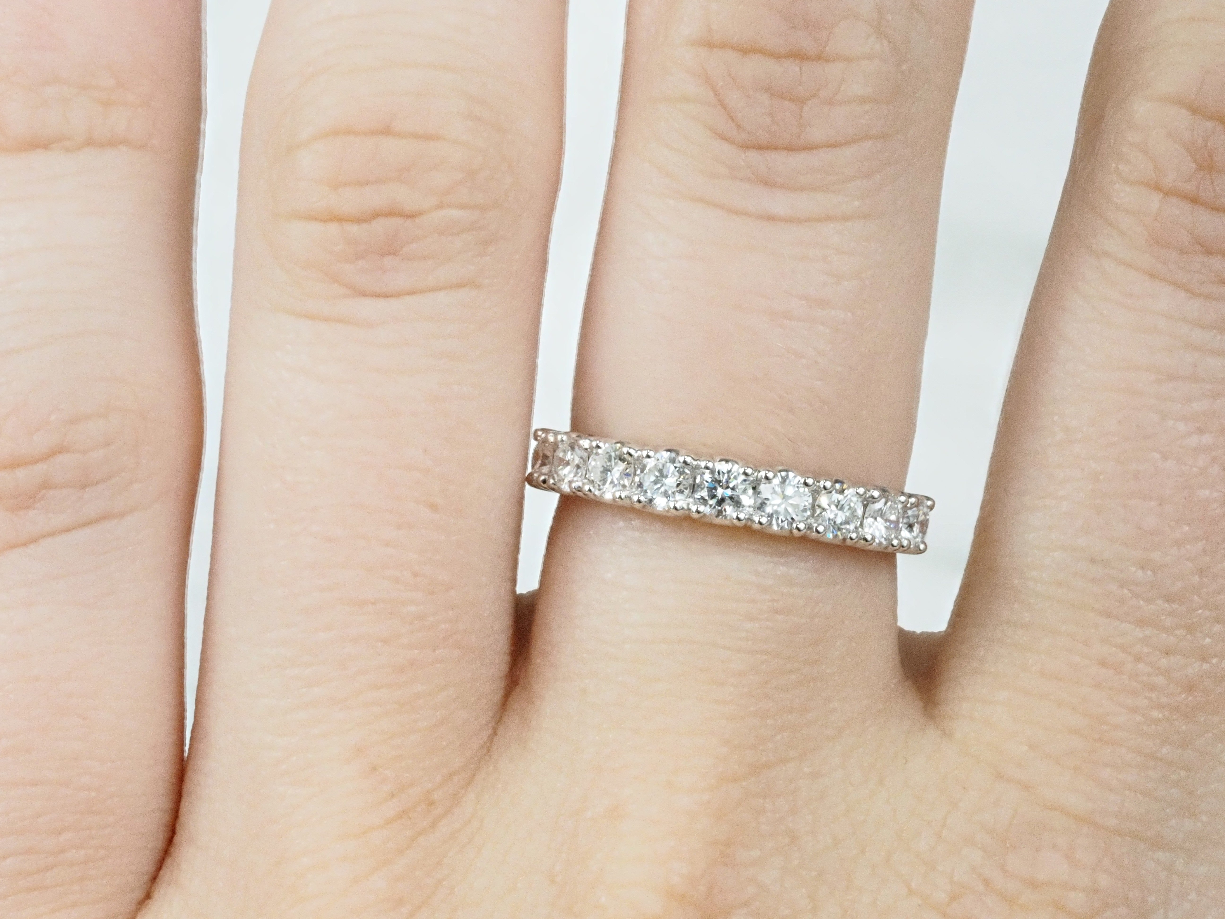 18ct Yellow and White Gold Lab-Grown Diamond Ring, 0.75ct Total