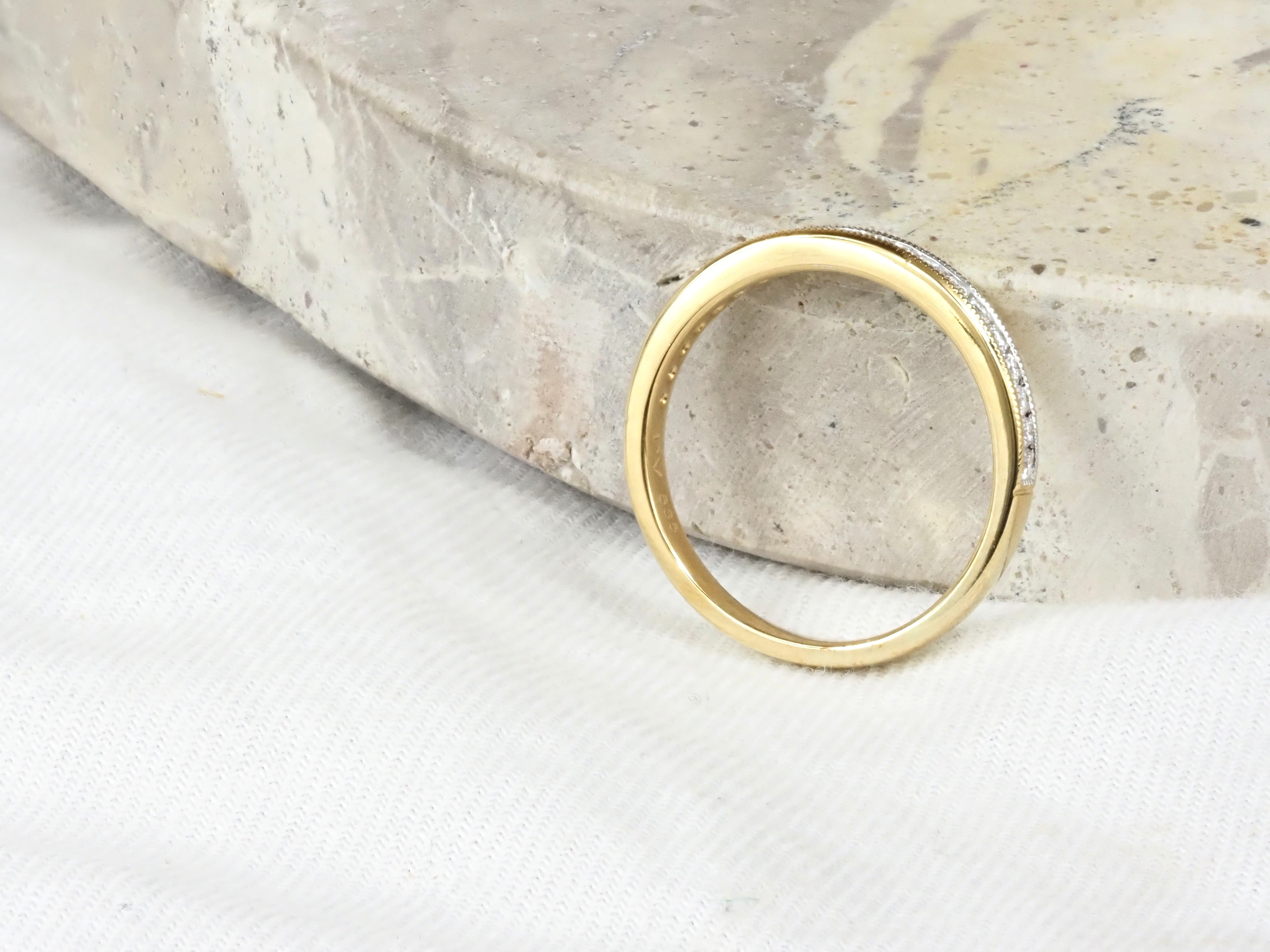 14ct Yellow Gold Lab-Grown Diamond Ring, 0.25ct