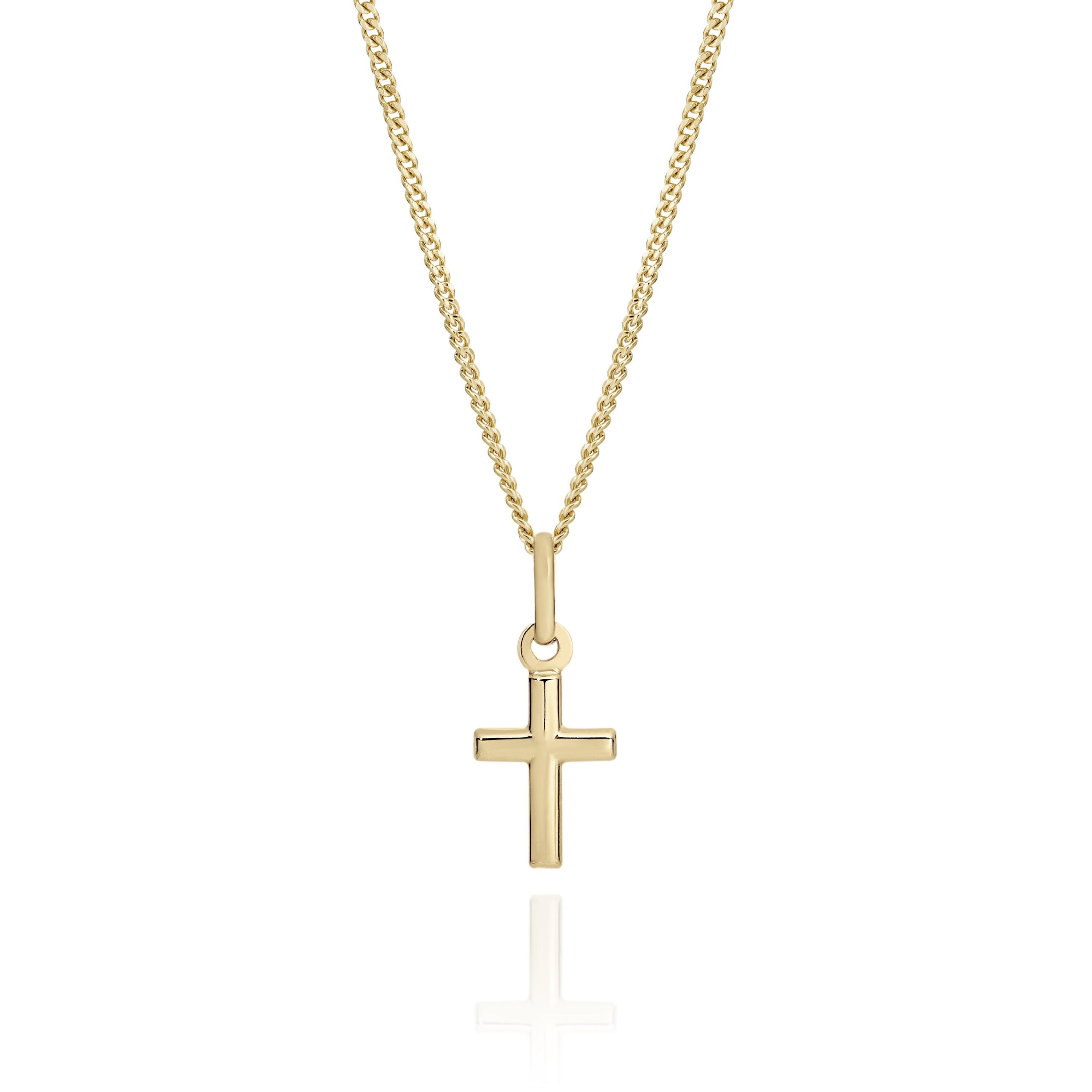 9ct Yellow Gold Cross Pendant