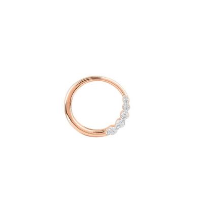 9ct Rose Gold Diamond Pendant, 0.05ct