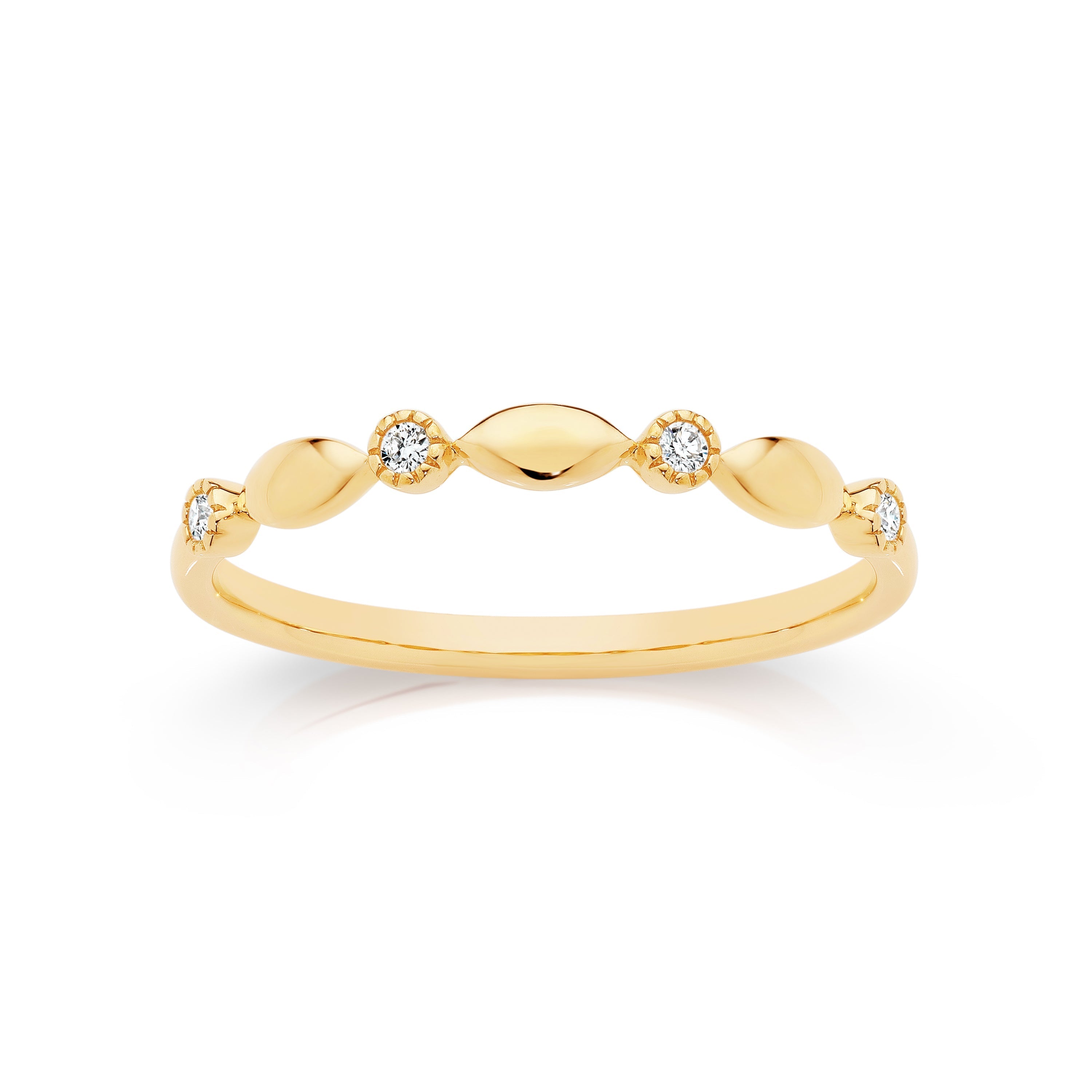 9ct 0.05ct diamond ring