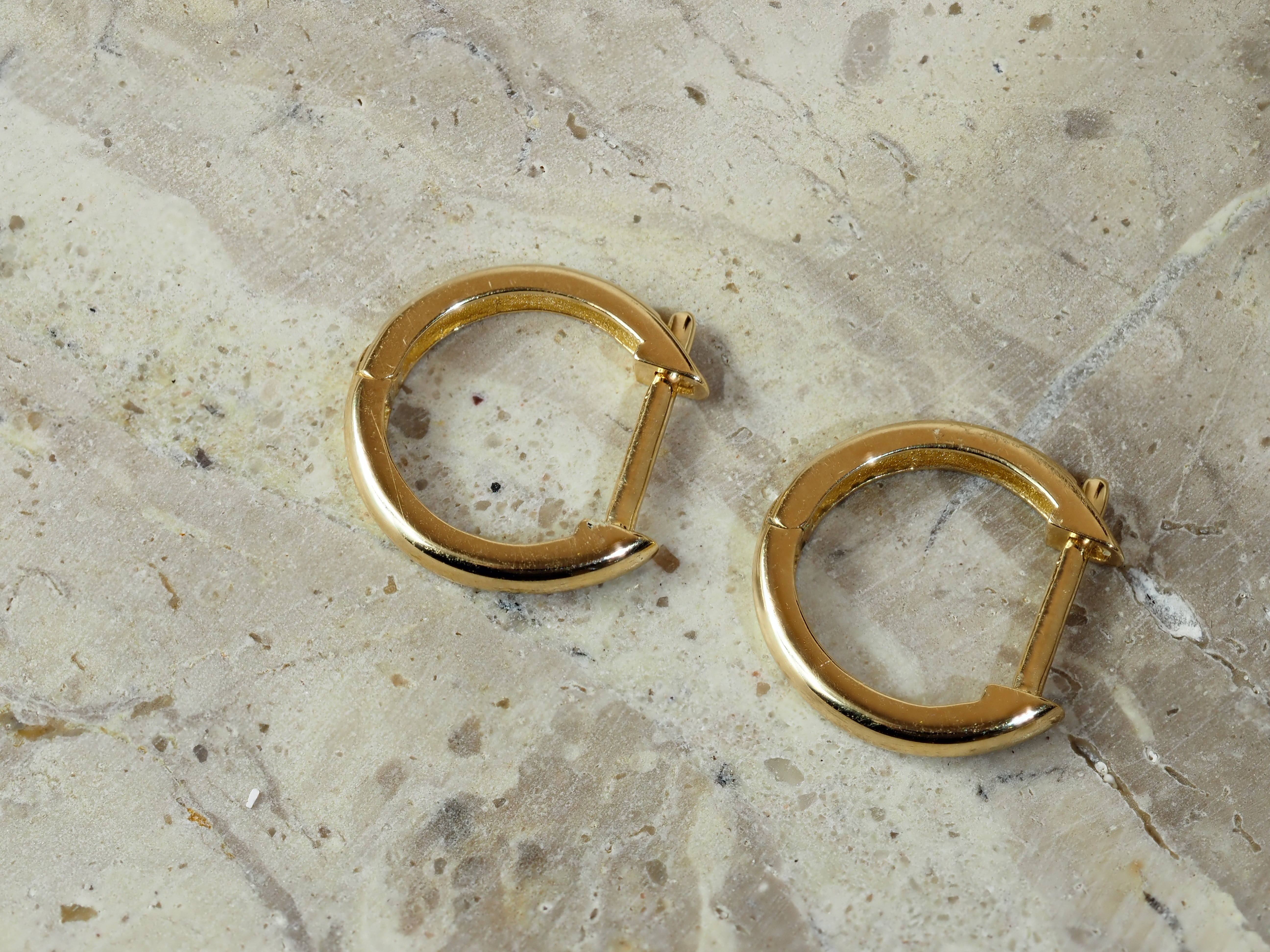 9ct Yellow Gold Huggie Earrings
