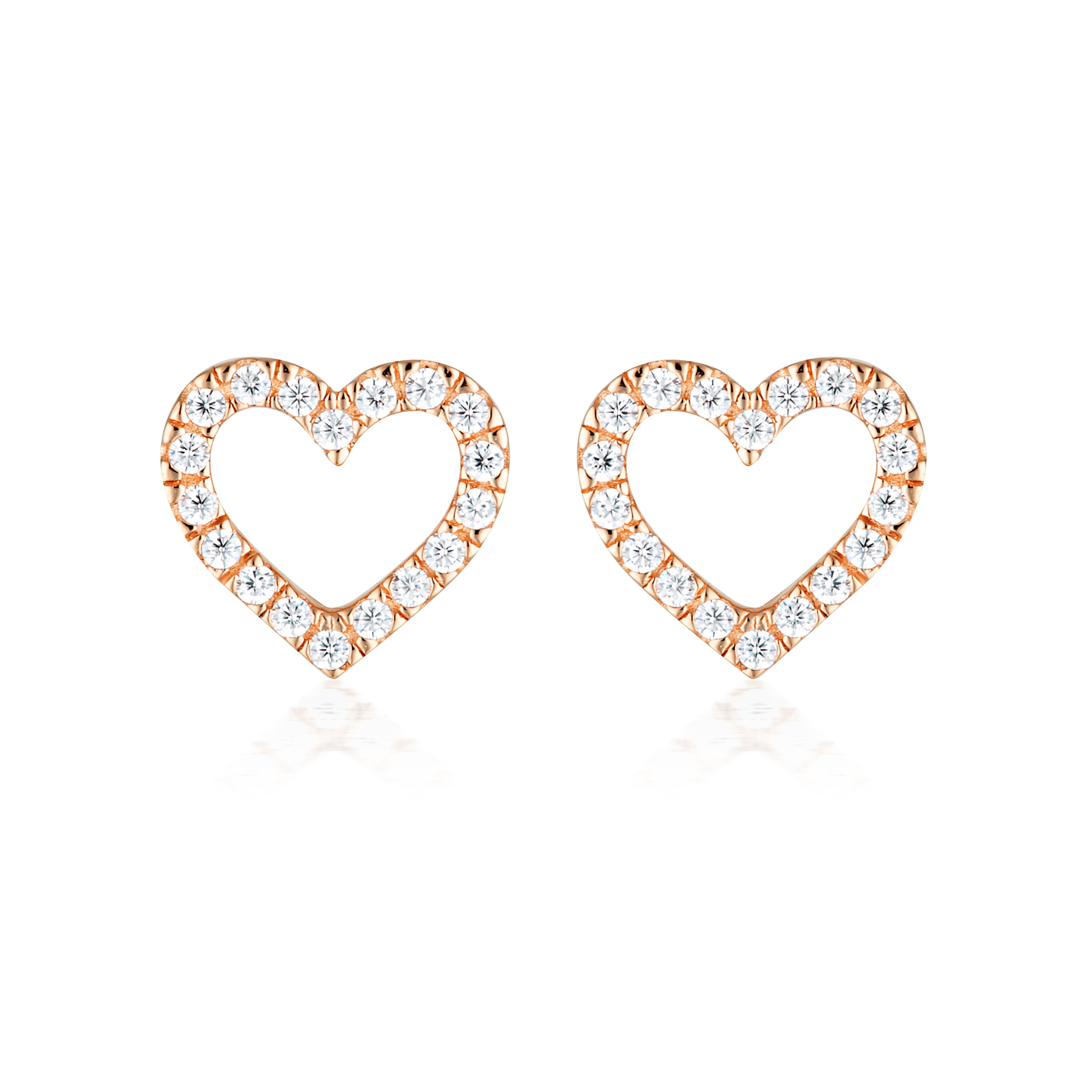 Georgini Hera Earrings Rose Gold