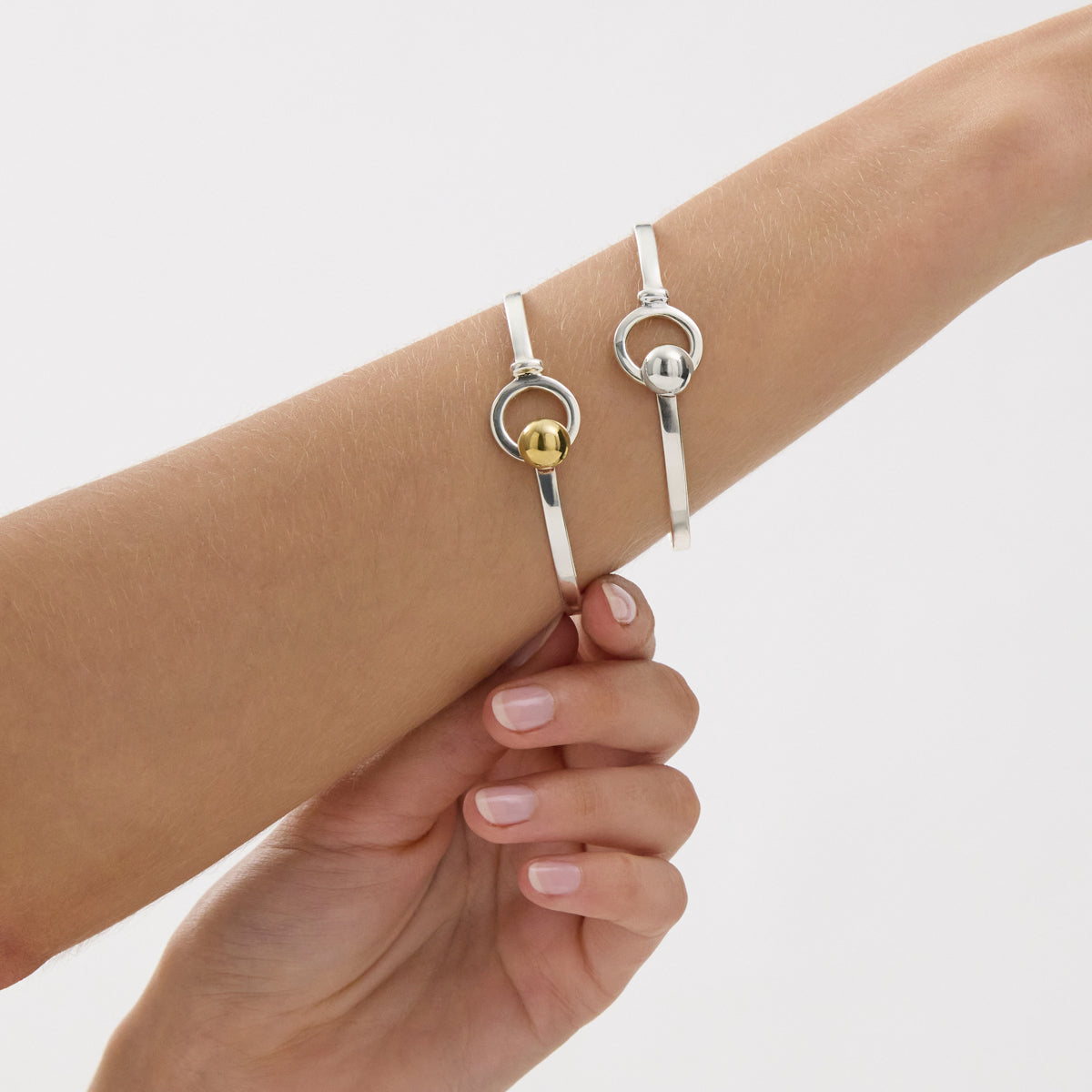 NAJO Aurora Bangle Silver