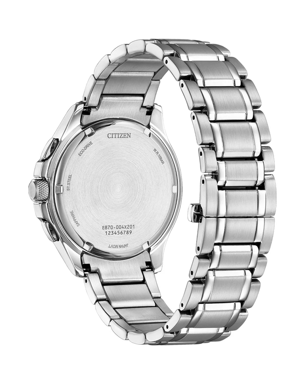 Citizen Eco Drive Blue Dial Watch, 42mm