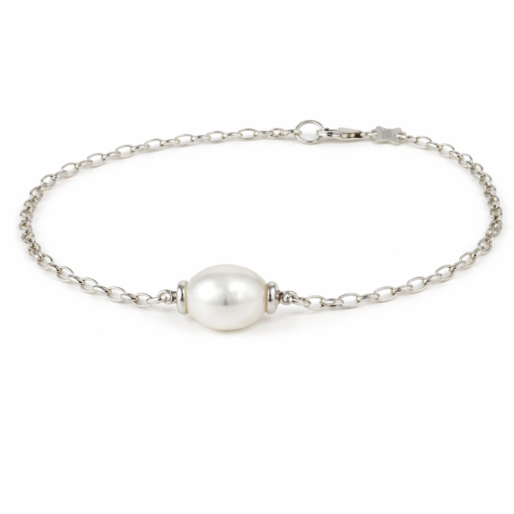Autore Sterling Silver South Sea Pearl Bracelet, 9mm
