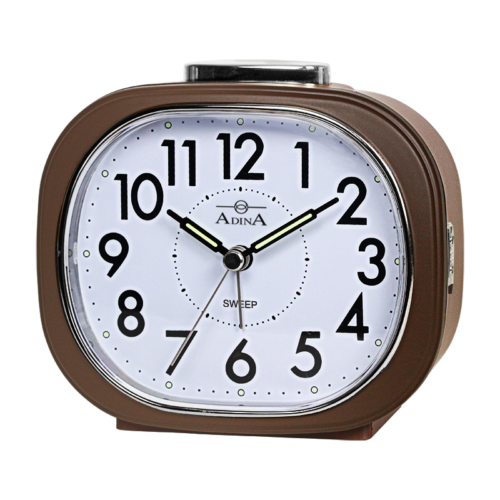Brown Adina Alarm Clock, CLA12010-BR