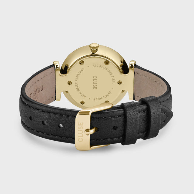 Cluse Triomphe Yellow Gold and Black Watch, CW10404