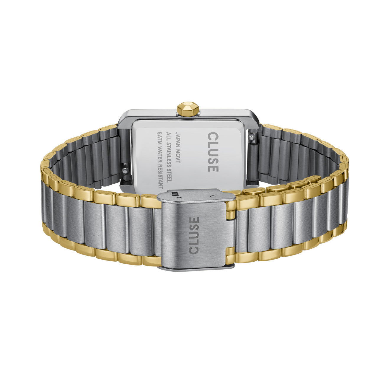 Cluse Belisenna White Bicolour Link Watch, CW15003