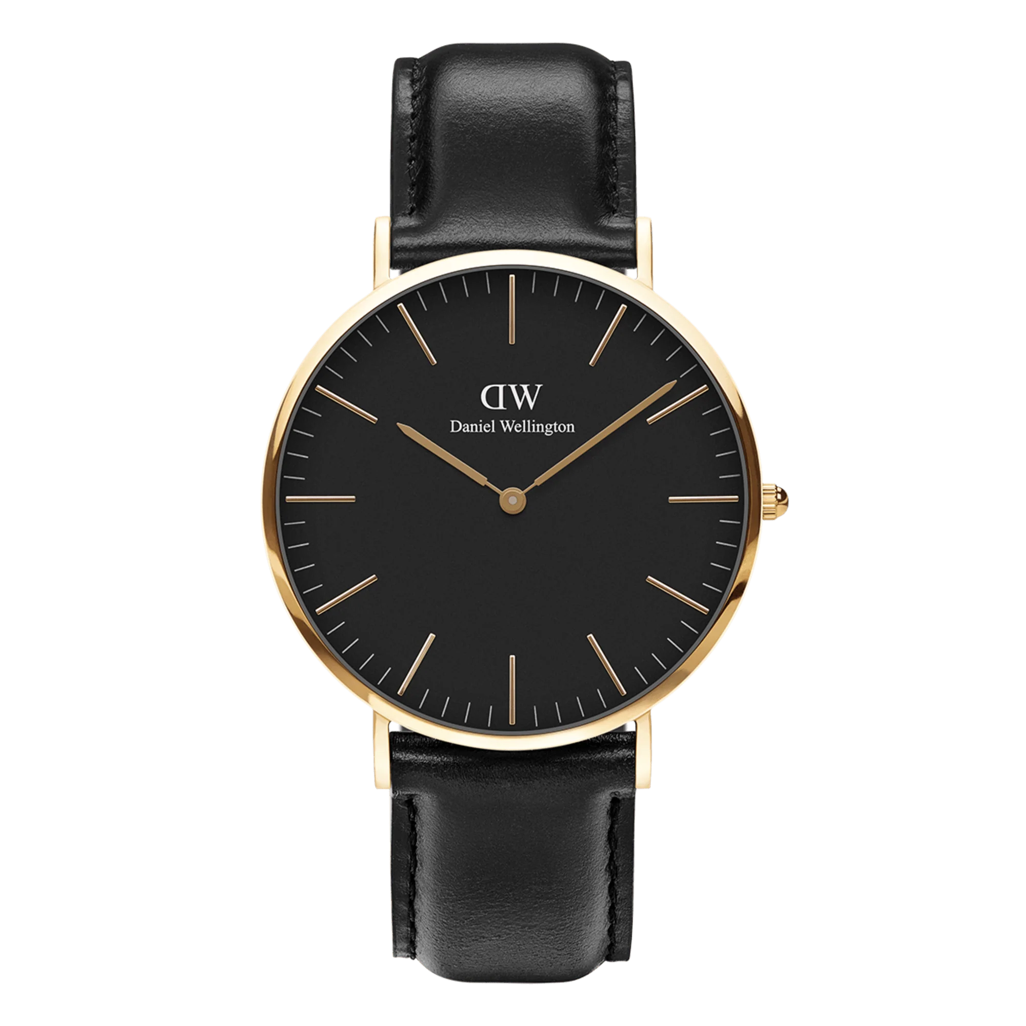 Daniel Wellington Classic 40 Sheffield Black and Gold Watch
