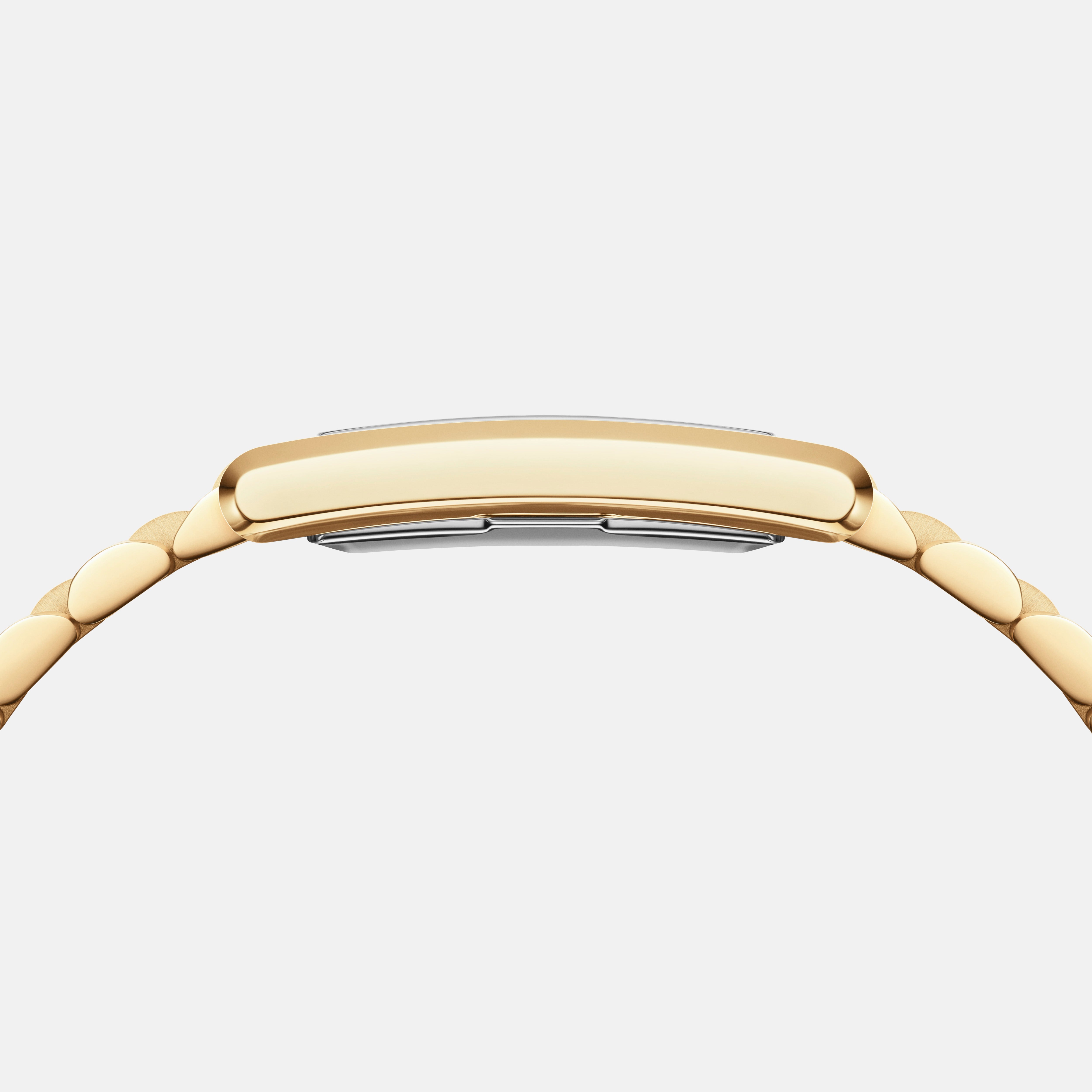 Daniel Wellington Bound 35x24 3-Link Gold White Watch