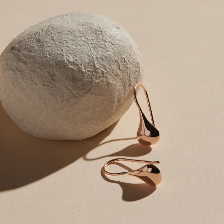 Najo Baby Tears Rose Gold Earrings