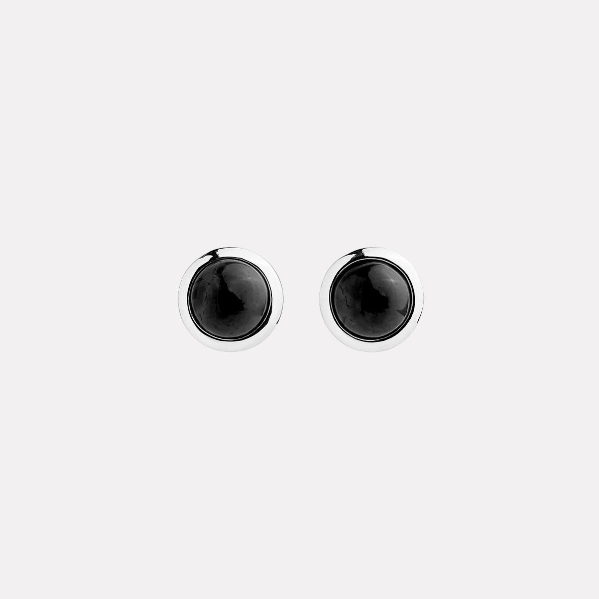 NAJO Husk Onyx Stud Earrings