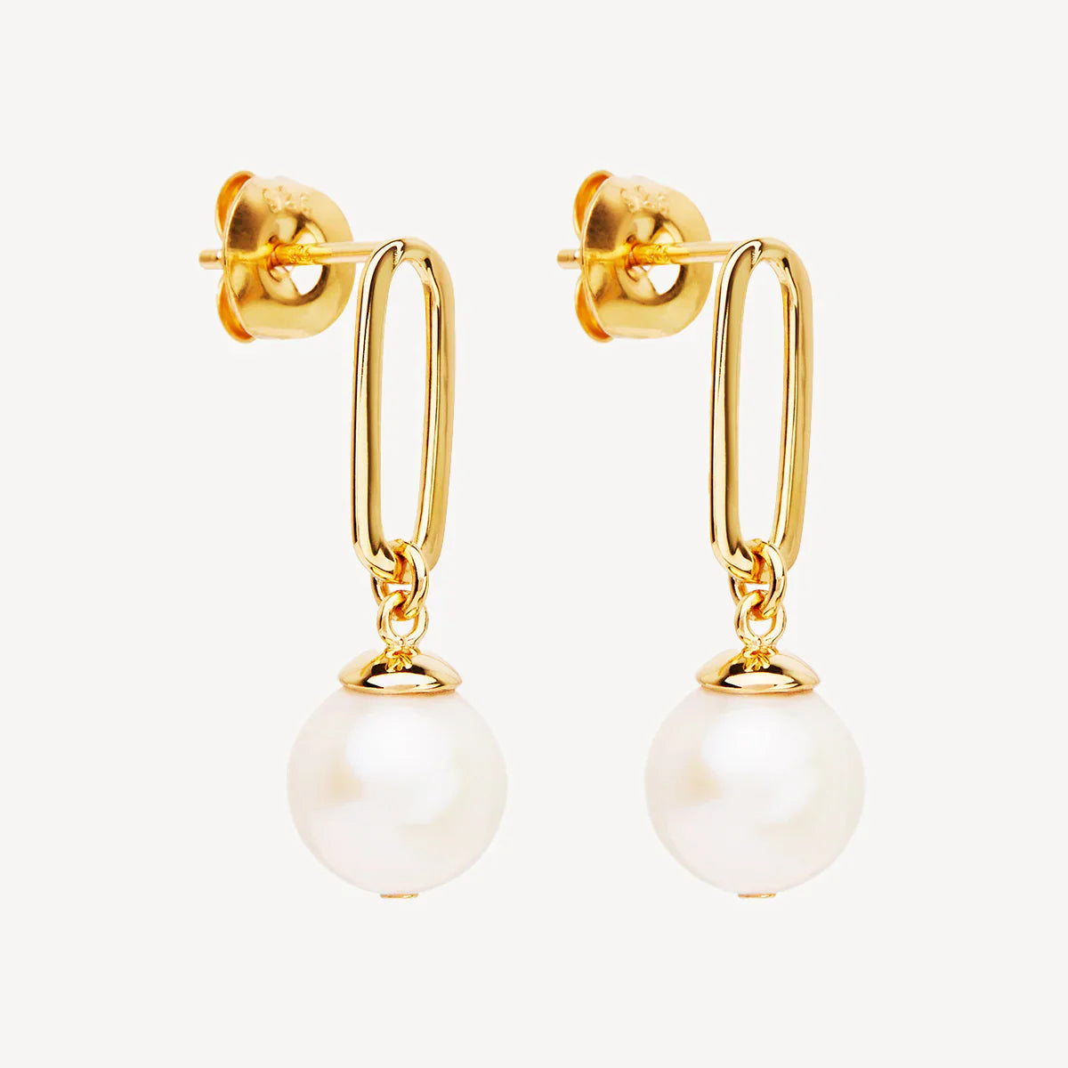 NAJO The Enchantress Pearl Drop Stud Gold