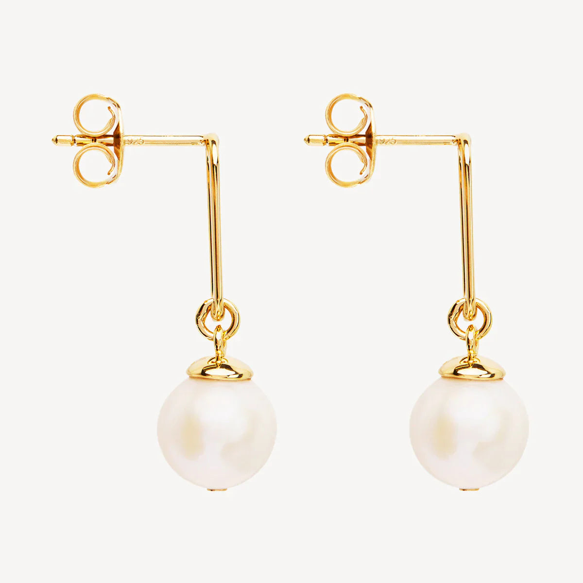 NAJO The Enchantress Pearl Drop Stud Gold