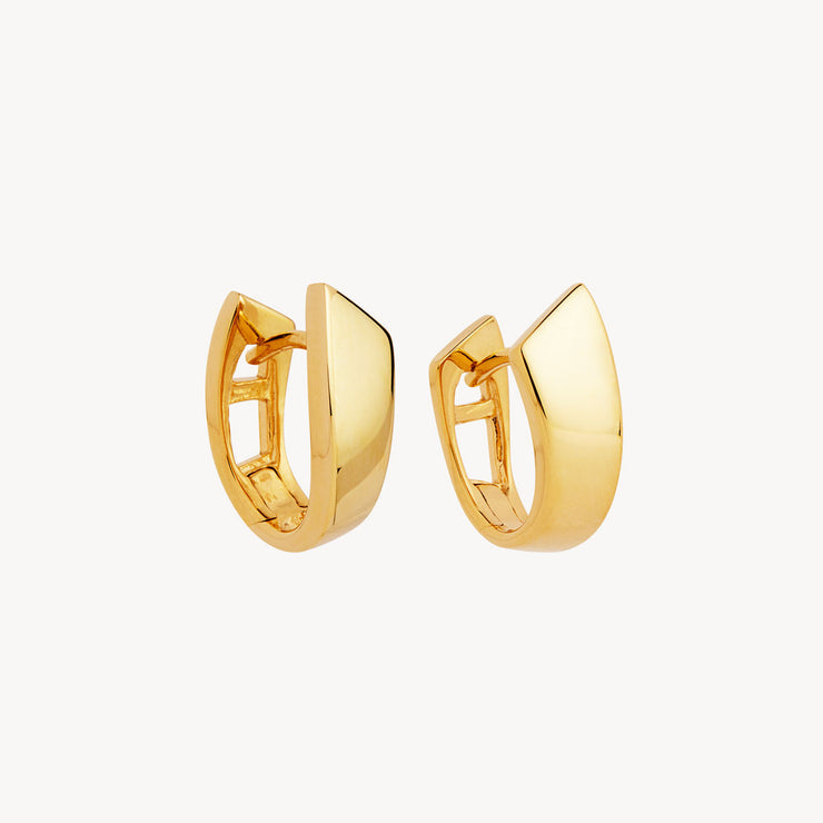 Najo Versailles Gold Huggie Earrings