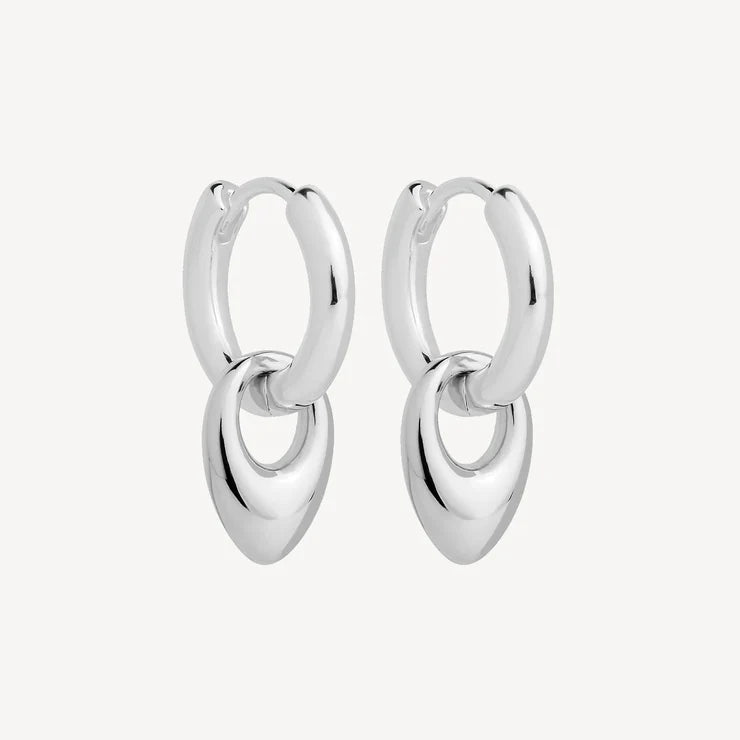 Najo Petal Huggie Earrings